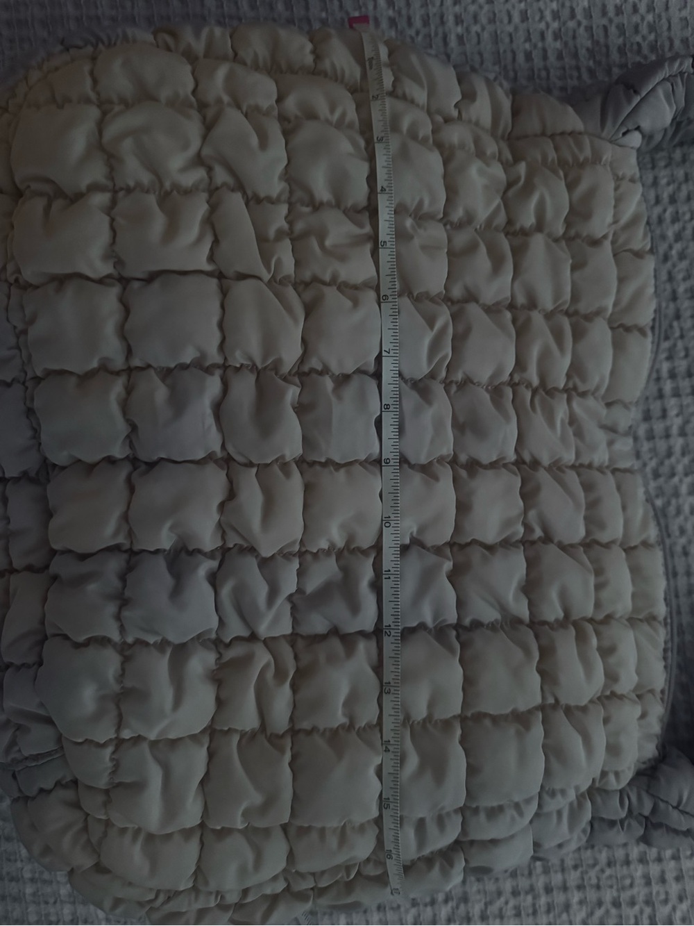 wild fable Quilted Loop-Detail Shoulder Tote in Beige - Picture 8 of 8